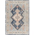 thumbnail image 2 of Mark&Day Outdoor Rugs, 8x10 Bone Gap Global Indoor/Outdoor Denim Area Rug, Non Shedding Blue Orange White Carpet for Patio, Porch, Deck, Bedroom, Living Room or Kitchen (7'10" x 10'), 2 of 8