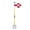 Red white, variant on Yihuala Portable Detachable Golf Flagsticks Putting Green Flags Hole Cup Set Golf Pin Flags for Driving Outdoor Backyard Sports Training Destination Supplies