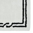 thumbnail image 3 of VCNY Home Border White/Black Cotton Viscose Bath Runner, 24" x 60", 3 of 5