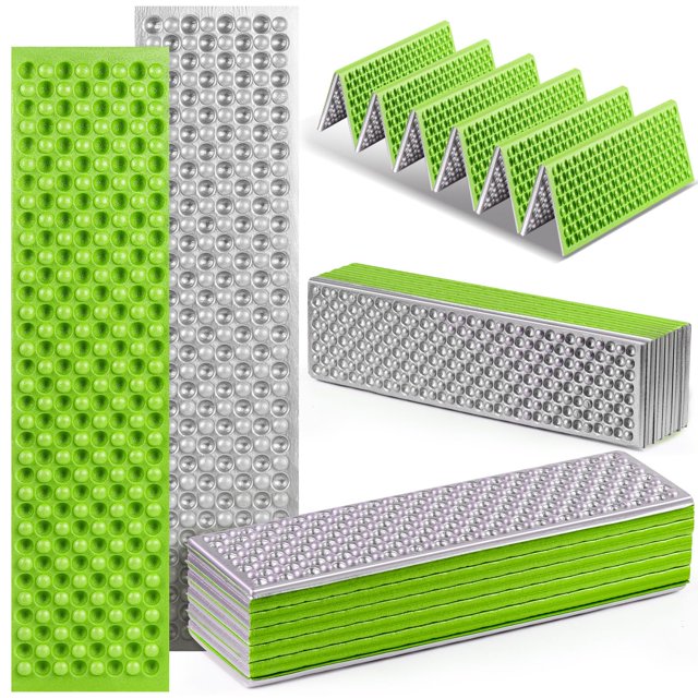 Colchón de espuma para acampar THINTON, impermeable, exterior, verde