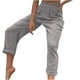 thumbnail image 5 of Pantalones largos de pierna ancha para mujer Fridja  alkflakhf34564, 5 of 6