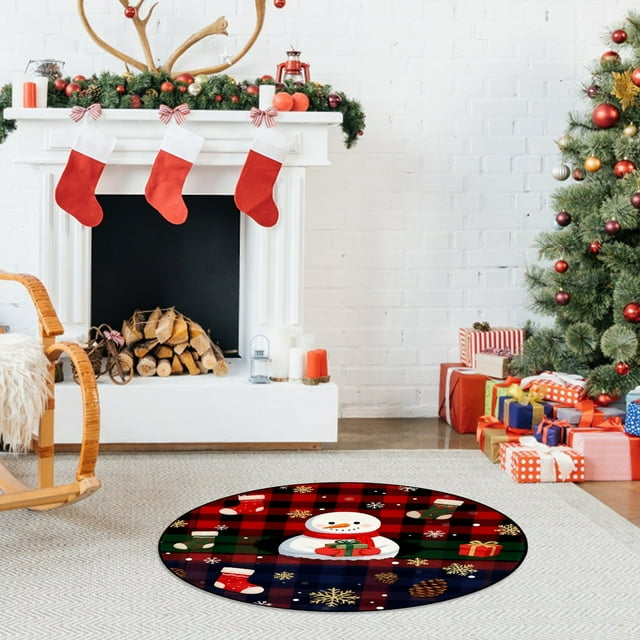 BotaniNest Tapis Faux pour Maison Confortable Doux et Tapis pour Saison des Fêtes Parfait pour Salon et Chambre