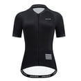 thumbnail image 4 of 2023 Jersey de ciclismo para mujer, uniforme de ciclismo de montaña, camiseta de bicicleta, ropa de montar, ropa de verano para mujer, ropa de ciclista para mujer, negro y rosa, 4 of 5
