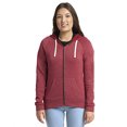 thumbnail image 3 of Ladies' PCH Raglan Zip Hoodie - HEATHER CARDINAL - S, 3 of 5