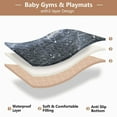 thumbnail image 5 of WOBOGO Wolf King in The Snow Baby Playmats Extra Large Waterproof Rollable Activity Pads for Toddlers 50×50inch, 5 of 7