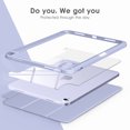 thumbnail image 4 of DTTOCASE iPad 10th Generation Case 2022, iPad 10.9 Inch Cover with Clear Back-Blue Purple, 4 of 7
