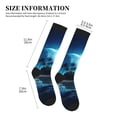 thumbnail image 2 of Lsque Hawaiian Beach Pirate Moon Pattern Sport Compression Socks for Men & Women 15-20 mmHg Knee High Nurse Pregnant Running Medical and Travel Athletic, 2 of 6