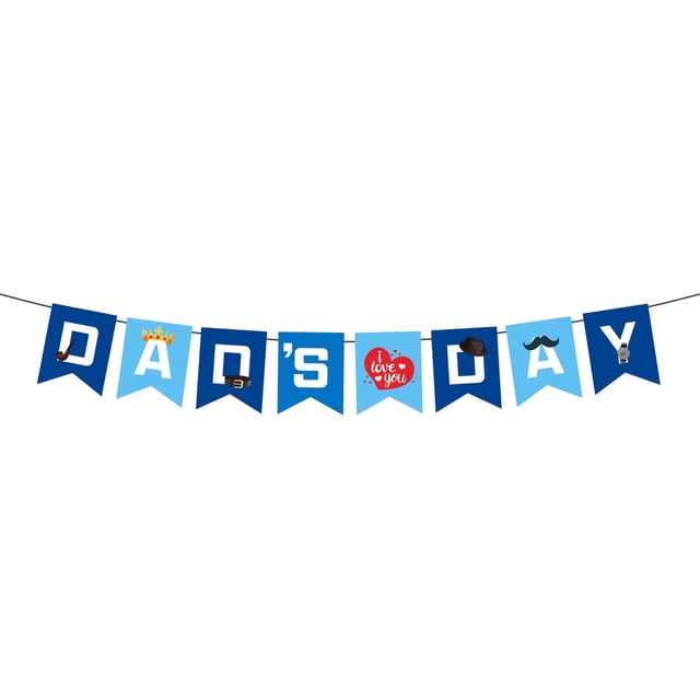 Juego De Globos De Papel Con Diseo De Pancarta Del Da Del Padre, 12 X 18 Pulgadas, Papel Kraft, Incluye Globos, Para Decoracin Del Hogar, Centros De Mesa De Fiesta, Para Envolver, Ukhbmc