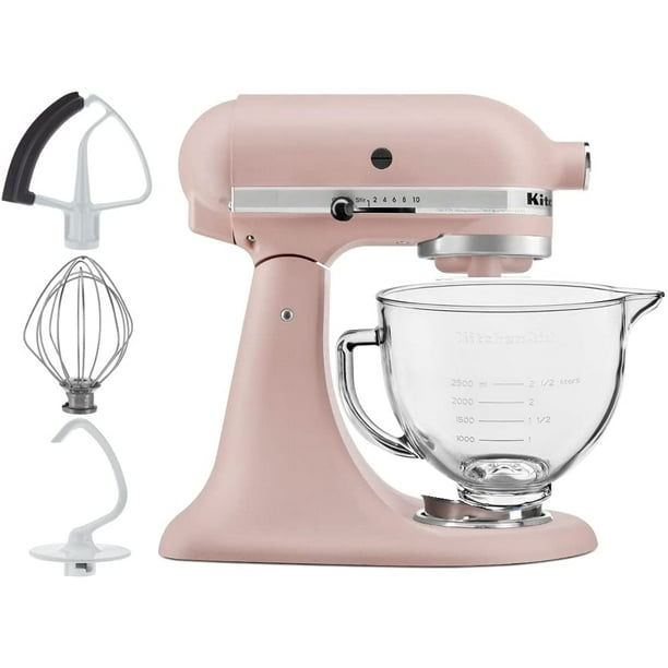 KitchenAid 5Quart Tilt Head Stand Mixer With Flex Edge Beater Glass
