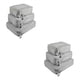 thumbnail image 1 of Soidarity Maleta de compresión resistente al desgaste bolsas organizadoras de equipaje almacenamiento para zapatos gris Gris 3 piezas 2Conjunto, 1 of 1