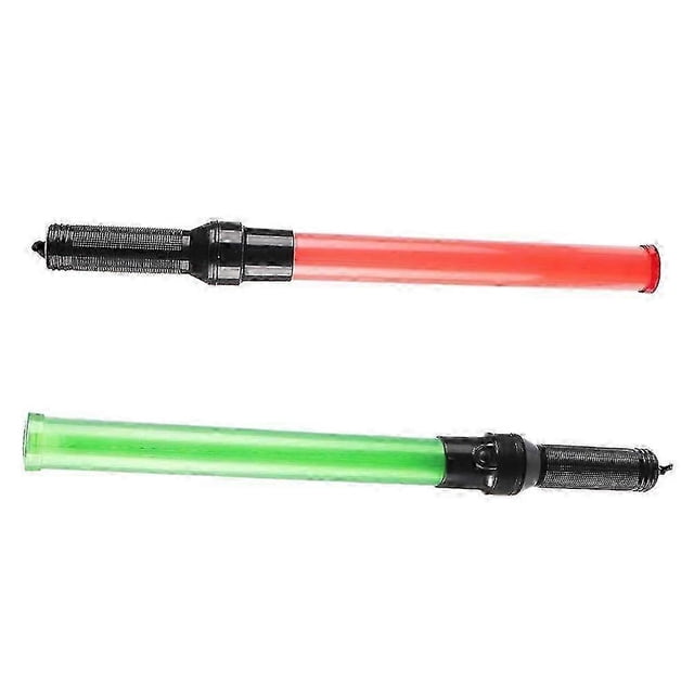 2 PCS Taclight Flashlight Traffic Directing Wand Led Traffic Wand Lighted Safety Wands Signal Beacon