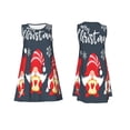 thumbnail image 7 of Yiaed Cute Christmas Gnomes (2) Print Women's Sleeveless Dress, Loose Fit Summer Dress, Casual Sleeveless Dress for Women, 7 of 7