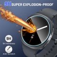 thumbnail image 3 of xianlin-6-Pack Screen Protector for Samsung Galaxy Watch 8 44mm, 9H Tempered Glass, HD-Clear, Anti Scratch, Bubble Free, Easy Installation, 3 of 4