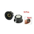 thumbnail image 2 of 10pcs Adjustable Turn 19mm Top 6mm Shaft Insert Dia Potentiometer Rotary Knobs, 2 of 4