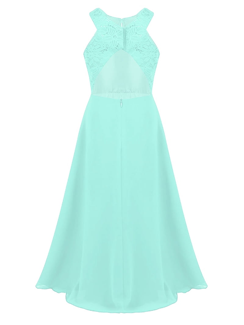 mint green muslimah dress Modest Muslim Women’s Vine Embroidered Tulle Formal Dress with Rhinestones  -G706 Mint Green