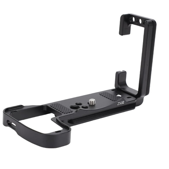 Camera L Bracket Quick Release Plate, Easy To Install Lightweight 1/4 3/8 inch Screw Holes Quick Release L Bracket for Z50 II
