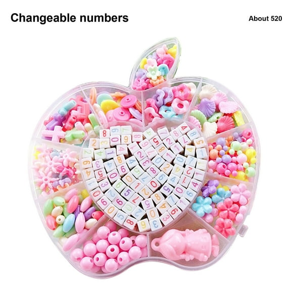 SMihono New Style Porcelain White Crystal Handmade Beaded DIY Children's Jewelry Home Decoration on Clearance