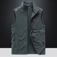 thumbnail image 1 of Vest Men's Spring Fleece Sleeveless Fleece Vest Outdoor Fleece Vest, 1 of 5