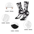 thumbnail image 5 of Honeii Floral Cow Silhouette Print Adult Socks,Crew Socks,Casual Calf Socks,Daily Wear Socks for Men & Women, Perfect for Sports, Casual and Everyday Use, 5 of 6