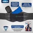 thumbnail image 3 of Faja lumbar FlexGuard Support: faja de soporte lumbar para hombres y mujeres, faja lumbar de compresión para aliviar el dolor y la tensión muscular, faja lumbar transpirable con bolsillo funcional par, 3 of 3