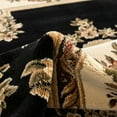 thumbnail image 5 of Well Woven Pastoral Medallion Black French 8 Round (7'10" Round) Area Rug European Floral Formal Traditional Area Rug Easy Clean Stain Fade Resistant Shed Free Modern Classic Thick Soft Plush Rug, 5 of 5