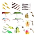 thumbnail image 2 of 22 pieces set fishing accessories including mixed artificial, 2 of 8