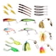 thumbnail image 2 of 22 piece Señuelos Cola inconfundible Pesca Cebo Gusanos 5 Colores Manejo Deportiva Atrapamiento Spoon Baits Zulema Kit de señuelos de pesca, 2 of 8