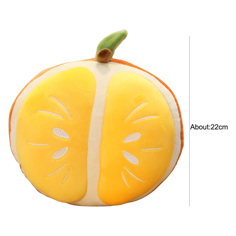 SPRING PARK 8.66 Inch Durian/Orange Pillow Plush Toy, High