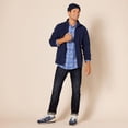 thumbnail image 4 of Chaqueta polar Amazon Essentials con cierre completo para hombre Navy XS, 4 of 7