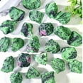 thumbnail image 2 of MATROOY 10Pcs Lot Rough Ruby Zoisite Stone Chunks Healing Energy Crystal Mineral Rocks, 2 of 4