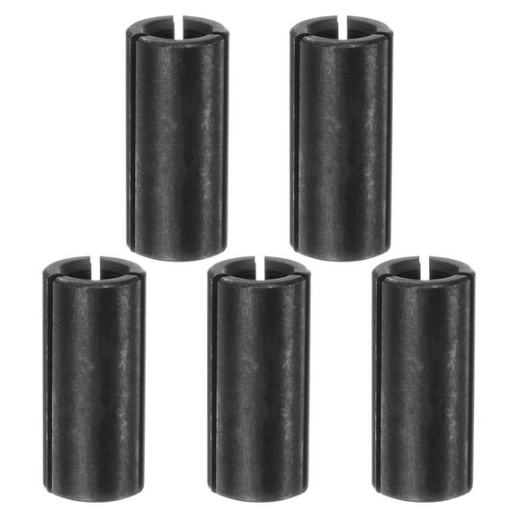 Uxcell Router Collet Chuck Driver Adapter 1/2" to 1/4" Carbon Steel CNC Engraving Bit Router Converter 5 Pieces