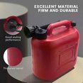 thumbnail image 5 of 5L Car Fuel Tank Can Spare Plastic Petrol Gas Container Anti-Static Fuel Carrier with Pipe for Car Travel, 5 of 5