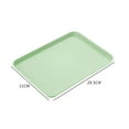 thumbnail image 2 of ANTOO Baking Trays,Barbecue Grill,Fast Food Tray Rectangular Serving Trays Serving Tray for Indoor Plastic Fast Food Tray, 2 of 8
