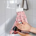 thumbnail image 2 of ZIATUBLE Xmas Dachshund Paws Kitchen Hanging Towels Quick Dry Bathroom Hand Bath Towel Absorbent Hanging Dual-Purpose Hand Towel Fast Drying Hanging Hand Towels with Loop, 2 of 7
