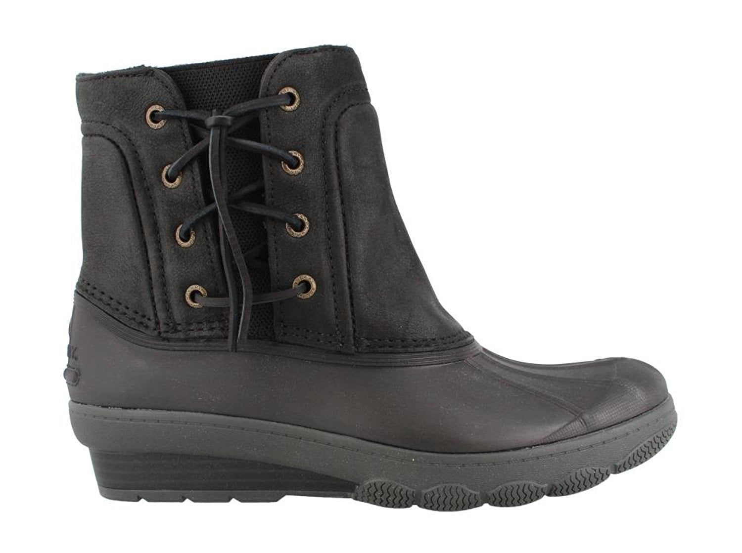 Sperry Top-Sider Ice Bay Tall Boot Black/Tan 7M - Walmart.com