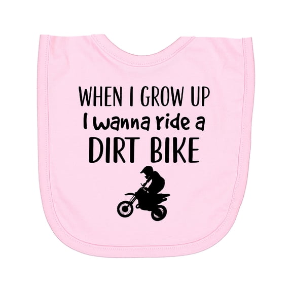 Inktastic Motocross Dirt Biking Future Dirt Biker Newborn Bib