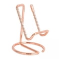 thumbnail image 1 of 2 Soportes Nórdicos para Teléfono, Soporte Pequeño para Tarjetas de Visita de Metal, Soporte para Tarjetas de Visita para Escritorio para Empresas, Es 2 piezas, 1 of 4
