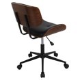 thumbnail image 3 of LumiSource Lombardi Mid-Century Modern Height Adjustable Office Chair, 3 of 6