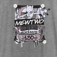 thumbnail image 2 of Women's Pokemon Mewtwo Ready for Battle Racerback Tank Top Gray Heather X Small, 2 of 4