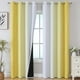 thumbnail image 1 of Cortina Estelar Textiler, 132 x 213 cm, color amarillo, gris degradado, opaco, 1 of 9