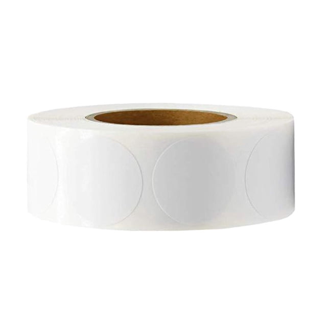 Etiquetas adhesivas 500 Sunnimix 1 Pulgada 8 Colores Blanco