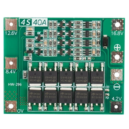 

4S 40A Li-Ion Lithium Battery 18650 Charger Pcb Bms Protection Board for Drill Motor 14.8V 16.8V Lipo Cell Module