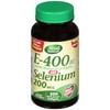 Rexall Naturals: Vitamin Supplement E-400 Iu With Natural D-Alpha and Selenium 200Mcg, 100 ct