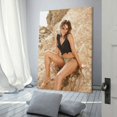thumbnail image 3 of American Movie Actress Jessica Alba Flawless Sexy Poster Picture Print Wall Art Poster Painting Canvas Posters Artworks Gift Room Aesthetic 24x36inch(60x90cm), 3 of 6