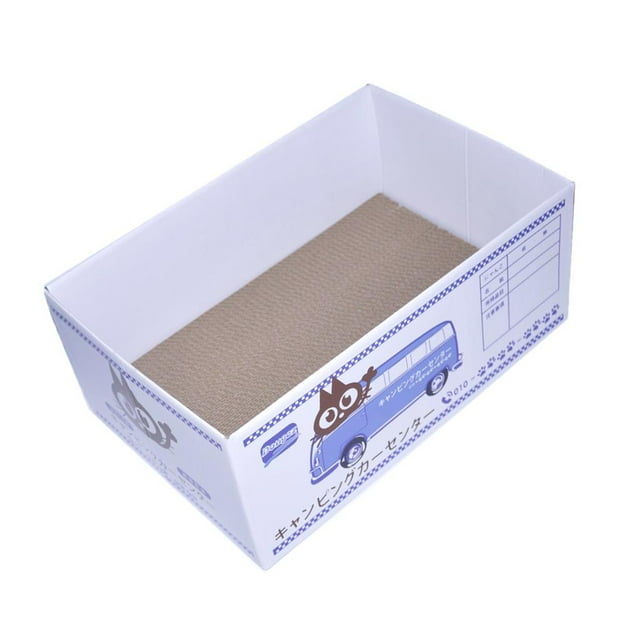 Gato Rascador Zulema Caja de Cartón Rascador Pad Cama Nido Juguete divertido
