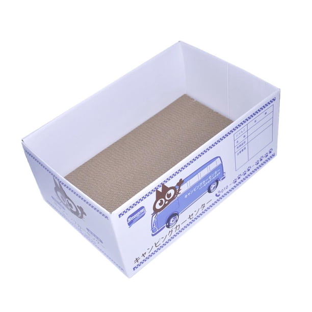 Gato Rascador Zulema Caja de Cartón Rascador Pad Cama Nido Juguete divertido