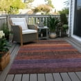 thumbnail image 6 of Addison Rugs Chantille Indoor/Outdoor Transitional Stripes Paprika Washable Rectangle Rug, 10' x 14', 6 of 6
