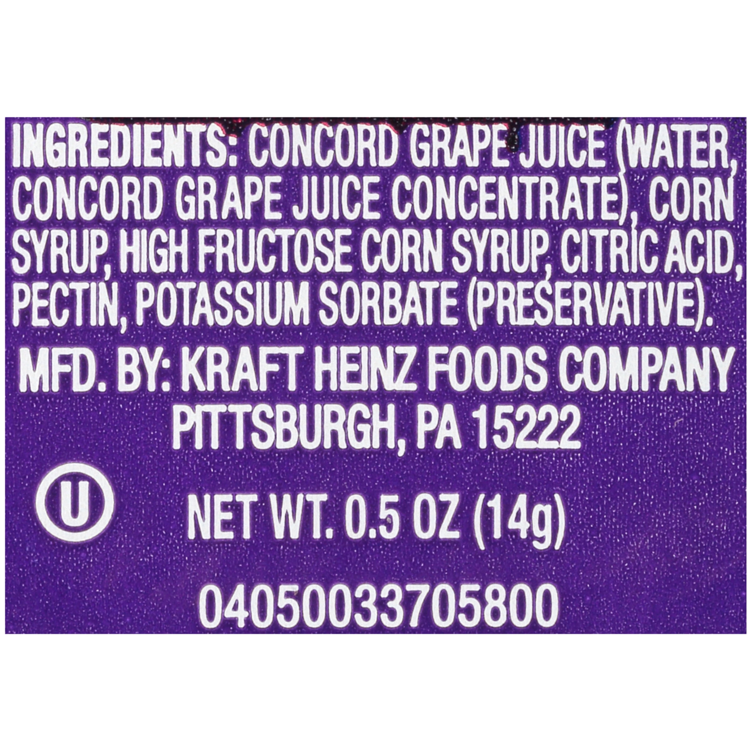 Heinz Grape Jelly Single Serve 0.5 oz. Cups, 200 per Case