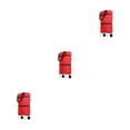 thumbnail image 1 of Transemion Versatile Foldable Shopping Trolley Bag For Various Occasions Foldable red 3Set, 1 of 6
