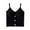 Black, variant on WZXFASHION Tank With Built In Bra Womens Tank Tops Adjustable Strap Stretch Cotton Camisole With Built In Padded Shelf Bra Intimates Black One Size